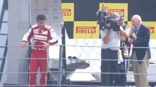 Information 2013 Italian GP Podium Celebration & Fan Support Update