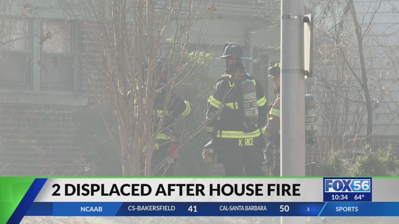 2 displaced after house catches fire on Montclair Drive - YouTube