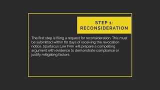 4 Steps to the Appeals Process for Medicare or Medicaid Revocation in Nevada