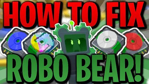 How to fix Robo bear! *2025* | Roblox bee swarm simulator