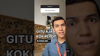 Download Lagu 'GITU AJA KOK REPOT' in English #bahasainggris #belajarbahasainggris MP3