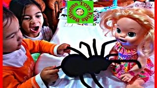 Giant Black Spider The Worlds Biggest Spider Ever Baby Alive Doll Kids Balloons and Toys