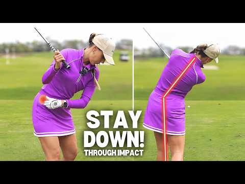 The TRICK to STAYING DOWN in the Golf Swing!