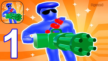 Warpath.io - Gameplay Walkthrough Part 1 Tutorial Stickman War Army Commander Merge Defense