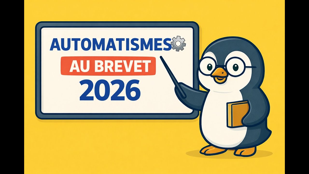 Automatismes au brevet 2026 (+ sujet d’entraînement)