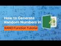 How to Generate Random Numbers in Excel | RAND Function Tutorial