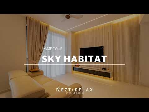 Resale Condo Renovation in Singapore | 3-Bedroom Sky Habitat Home Tour