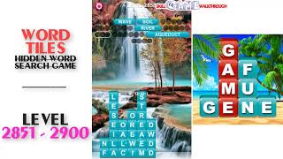 Word Tiles Level 2851 - 2900 Walkthrough | SkillGameWalkthrough screenshot 2