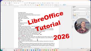 LibreOffice Writer Tutorial 2026