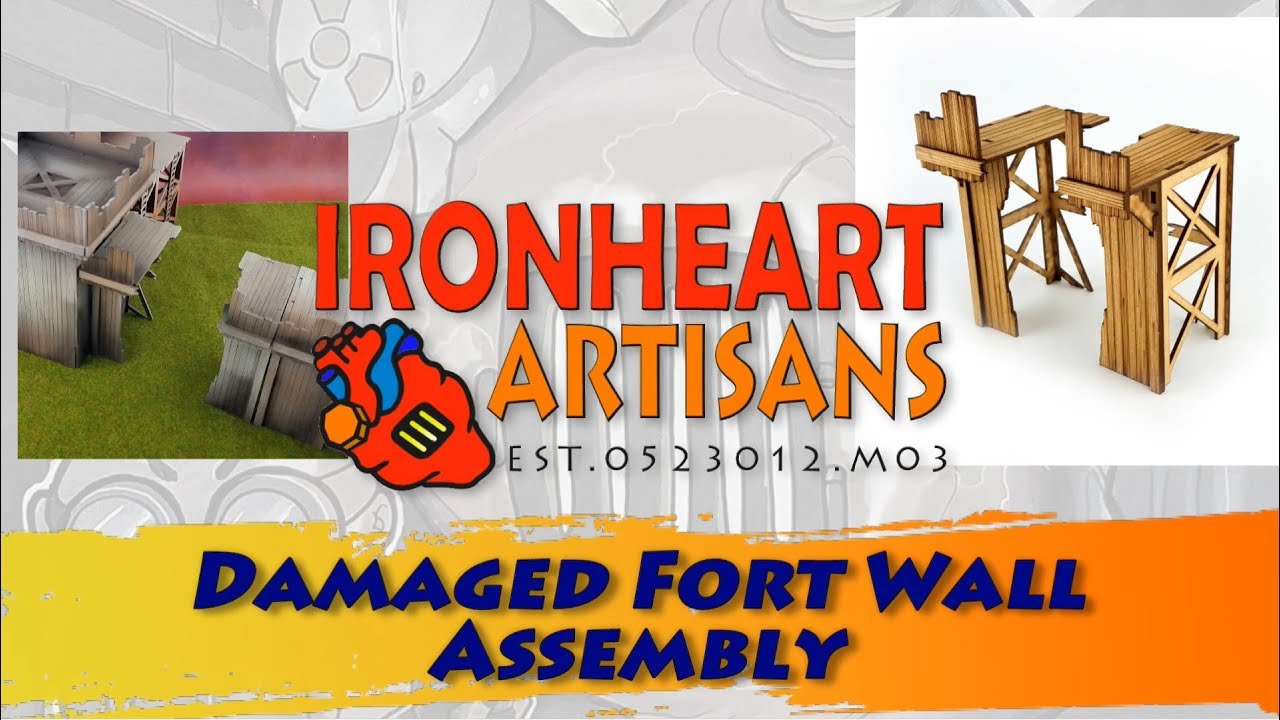 Modular Wooden Fort Damaged Wall Assembly