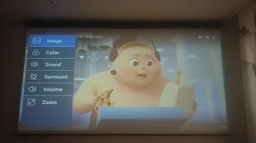 Wanbo T2 Max - Image  Adjustment