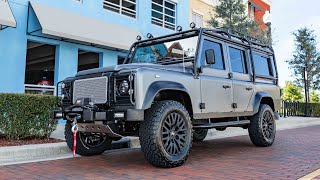 Career Overview Fully RESTORED (1963) Land Rover DEFENDER 110 with 450 HP LT1 Engine | ECD Automotive Design