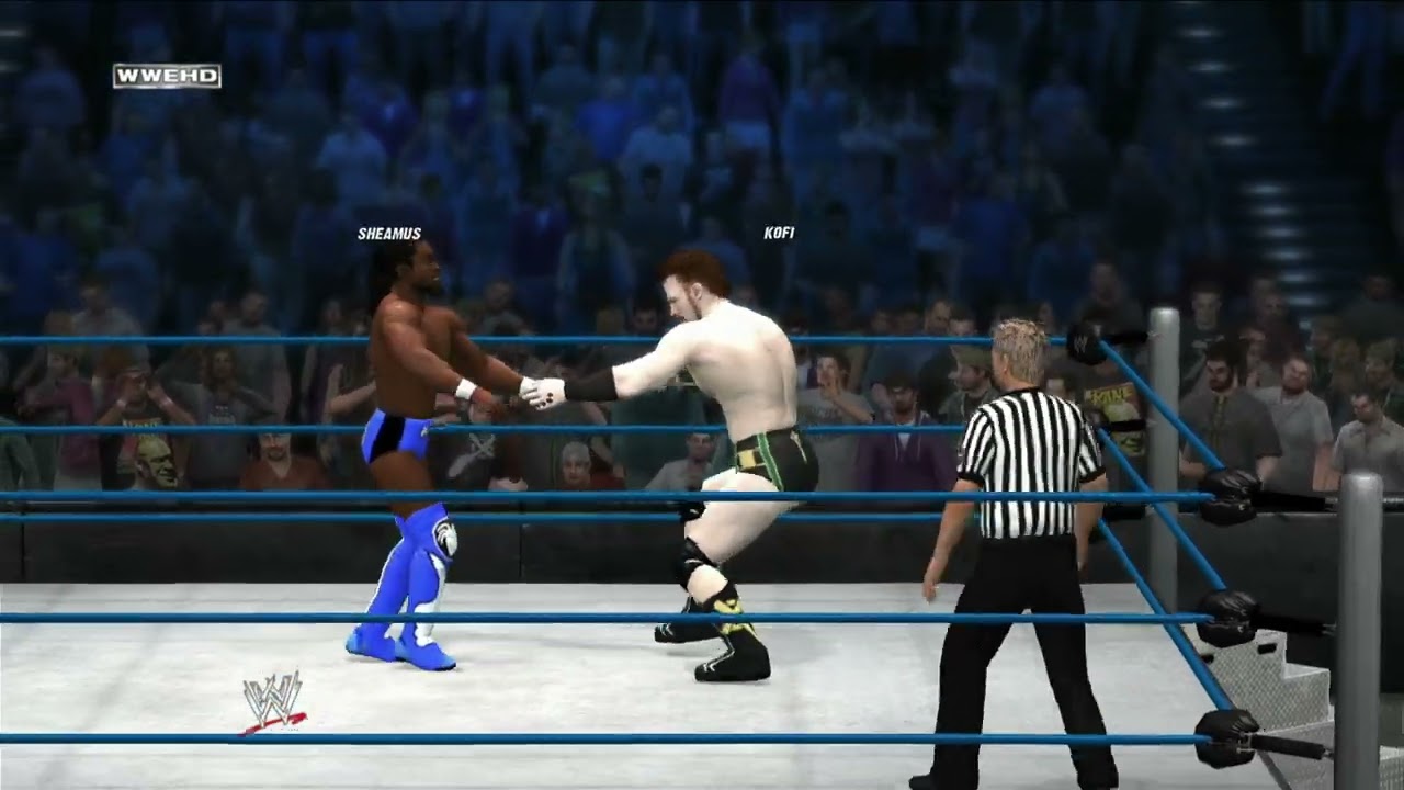 WWE '12 - PS3 Gameplay - Sheamus vs Kofi Kingston