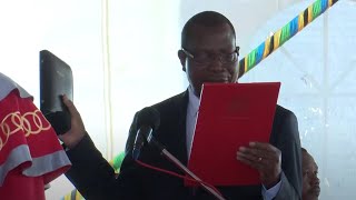 Dk Mpango Alivyoapishwa Kuwa Makamu Wa Rais Wa Tanzania  Ikulu Ya Chamwino Dodoma