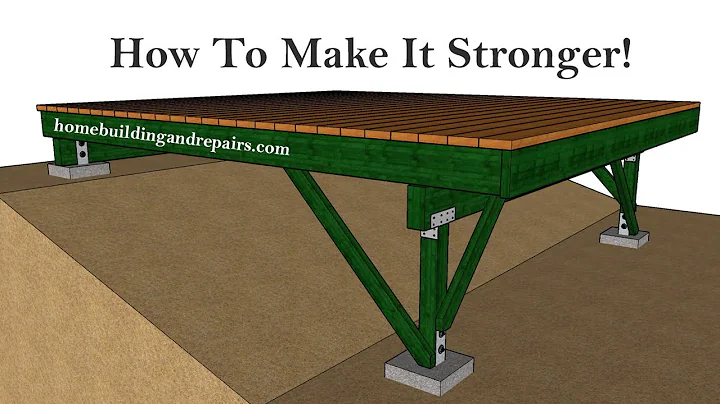 Structural Bracing Ideas For Small Decks Built On Sloping Hillside