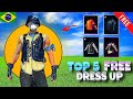 TOP 5 BEST BRAZILIAN DRESS COMBINATION FOR NO TOP-UP PLAYER 🤯