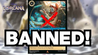 Disney Lorcana’s First Bans Are Here – Hiram Flaversham & Fortisphere Out!