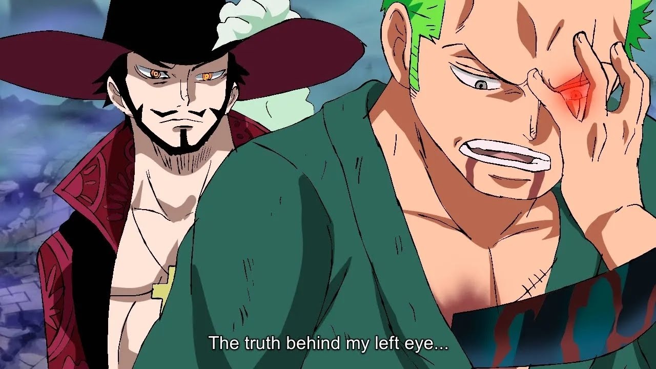 zoro-explains-why-mihawk-cut-his-eye-in-training-one-piece-youtube