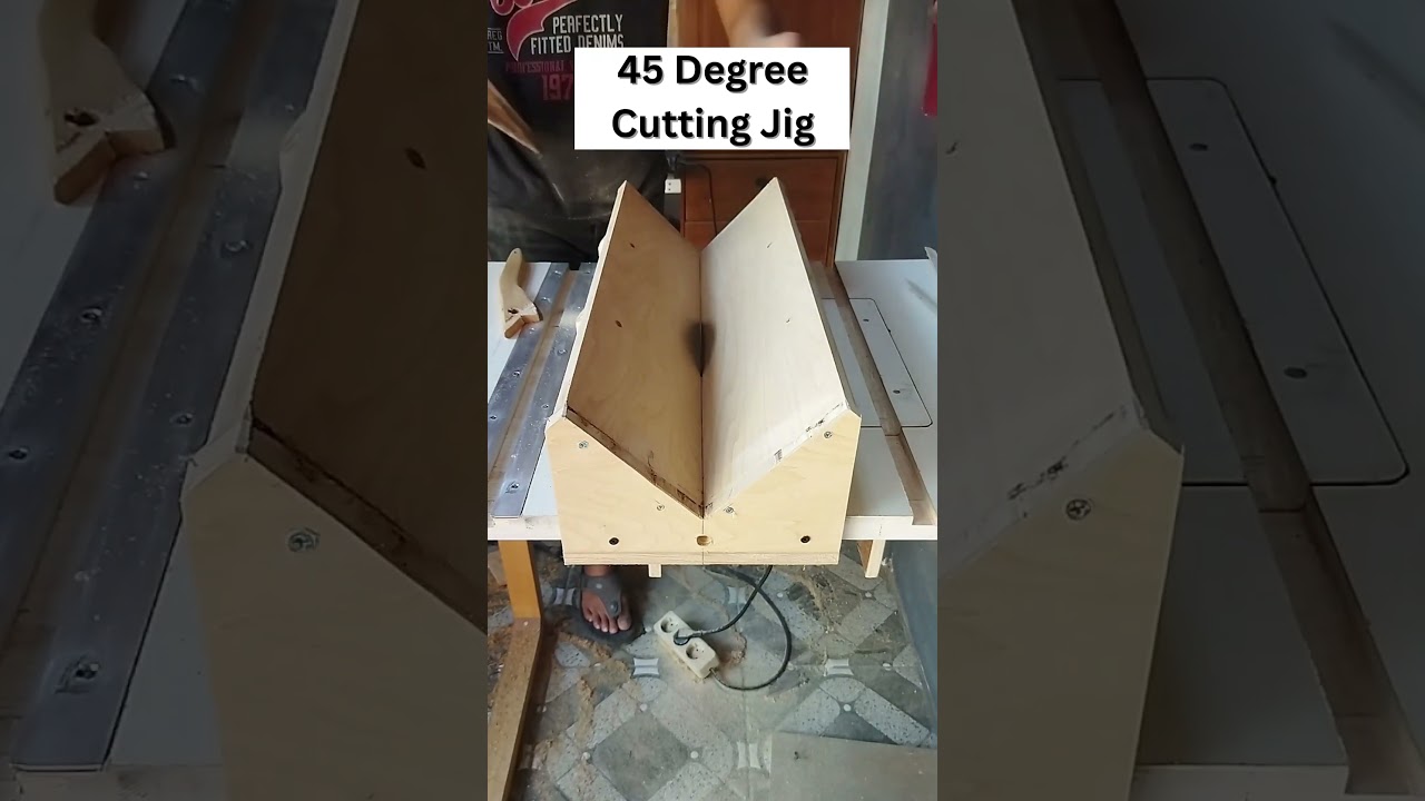 45 degree cutting jig