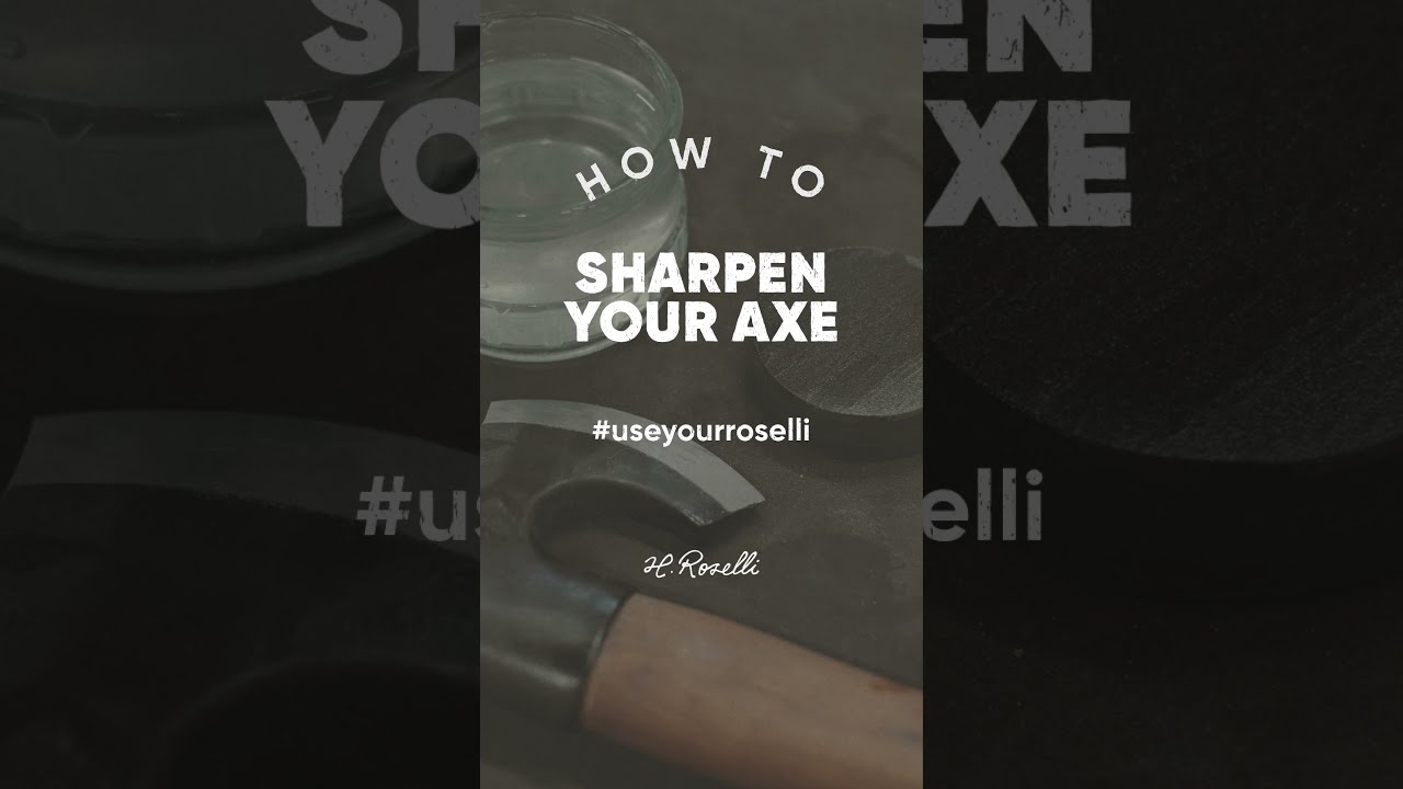 How to — Sharpen your Axe YouTube