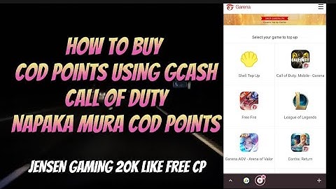 HOW TO BUY CP (COD POINTS) USING GCASH  IN CALL OF DUTY  PAANO BUMILI NG COD POINT GAMIT GCASH #codm