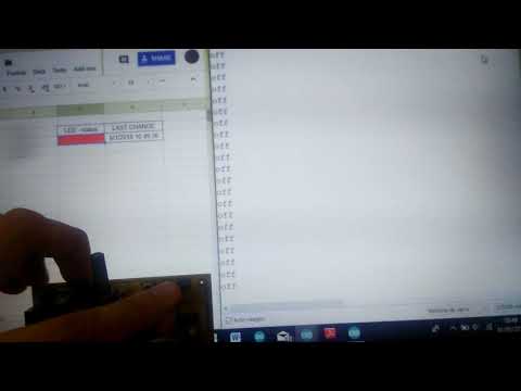 Changing cell color using Google Apps script and ESP8266