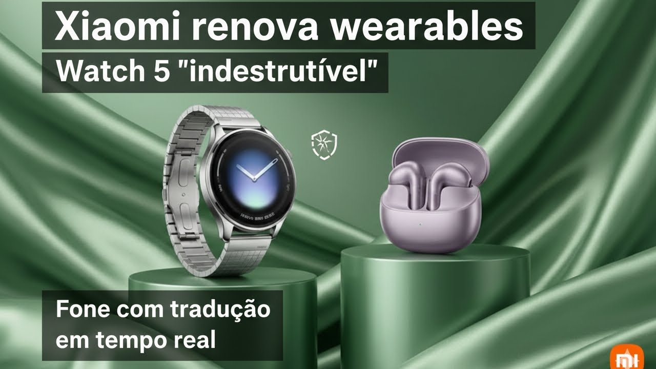 Xiaomi renova wearables com Watch 5 