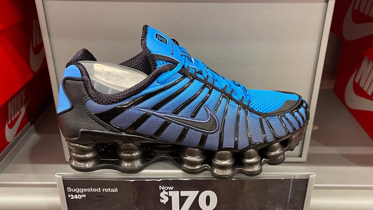 Nike Women's Shox TL IH1336-401 24㎝ Nike Shox TL Fade (Blue Hero/ Metallic Black/ Imperial Purple