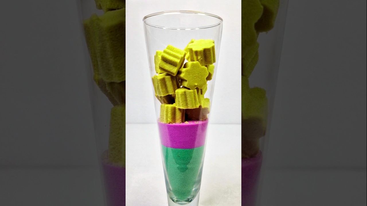 Super Relaxing Kinetic Sand Drop And Squish ASMR 