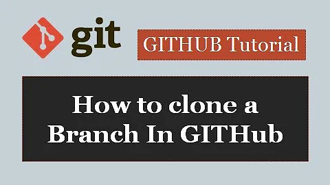 Github Tutorials - 5. How to clone a branch in GitHub