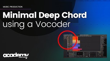 How to Use the Vocoder to Create Minimal Tech Sounds