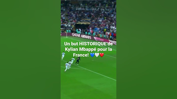 Le but historique de Kylian Mbappé en finale de Coupe Du Monde. #fiersdetrebleus #mbappe #edf