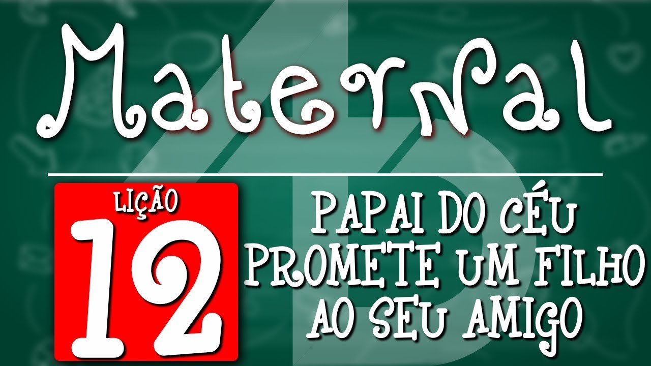 EBD | Maternal | Lição 12 - Papai do céu promete um filho ao seu amigo | Prof. Laudiceia Barbosa deus şapka