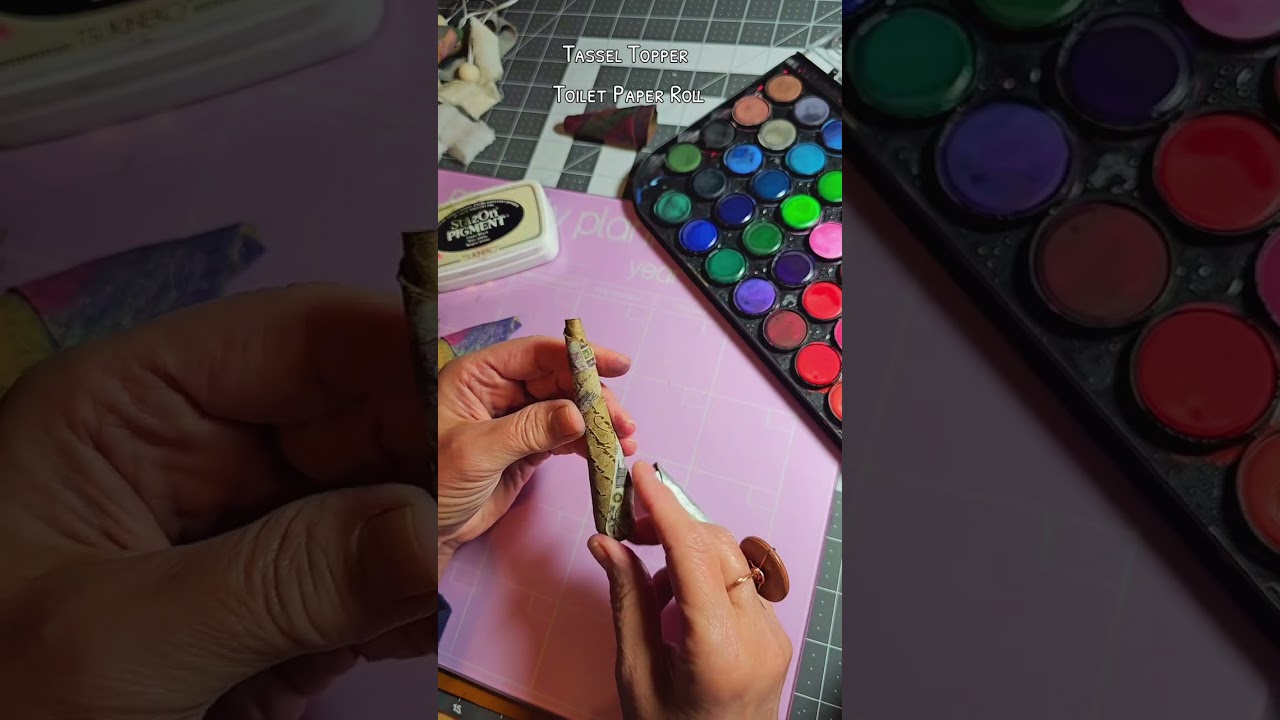 Let's Make a Tassel Topper From a Toilet Paper Roll. Cheap, Easy, & Fun!