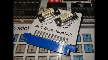 Commodore PET / MiniPET Dual Joystick Adaptor - Because not all PET games are keyboard only!