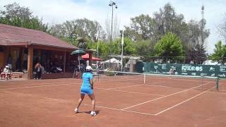 Camila Silva-Samantha Czarniak Game del 2° Set. ITF Santiago 2012. 1ª Ronda screenshot 4