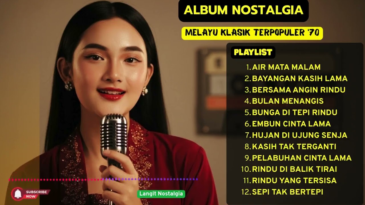 😭AIR MATA MALAM ! 🎵 BEST HITS MELAYU KLASIK 70-AN