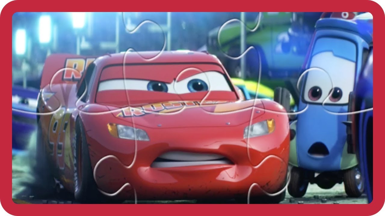 Cars 3 Disney Pixar Jigsaw Puzzles | Lightning McQueen Guido Pit Stop ...