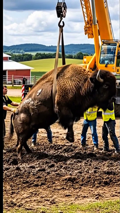 Ox Stuck in Mud Rescue in Switzerland