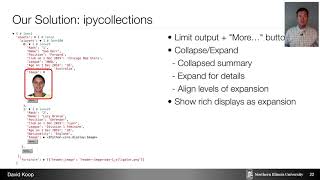 David Koop - Structuring Notebooks Around Their Outputs | JupyterCon 2020