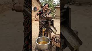 sukhe nariyal se tel nikalana #youtubeshorts desi jugad