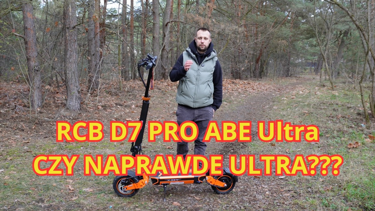 Hulajnoga Elektryczna RCB D7 PRO ABE Ultra. Ponad 100km zasięgu czy to możliwe???