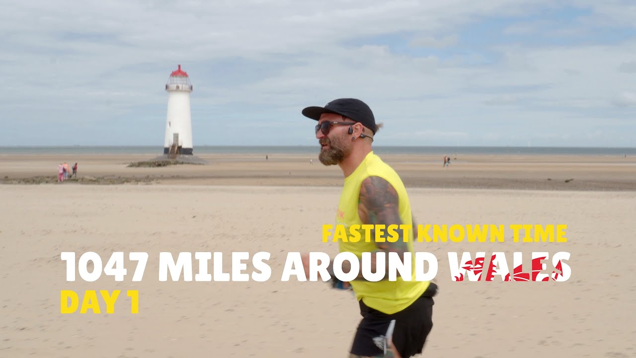 Day 1 of Running 1047 Miles Around Wales Ultra Marathon Documentary