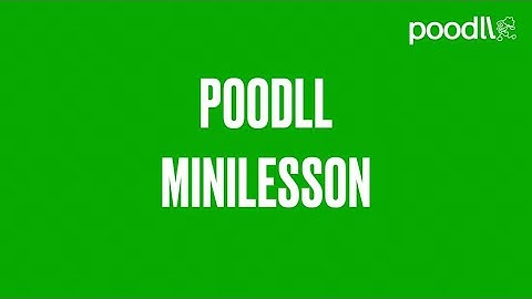 Poodll MiniLesson with captions