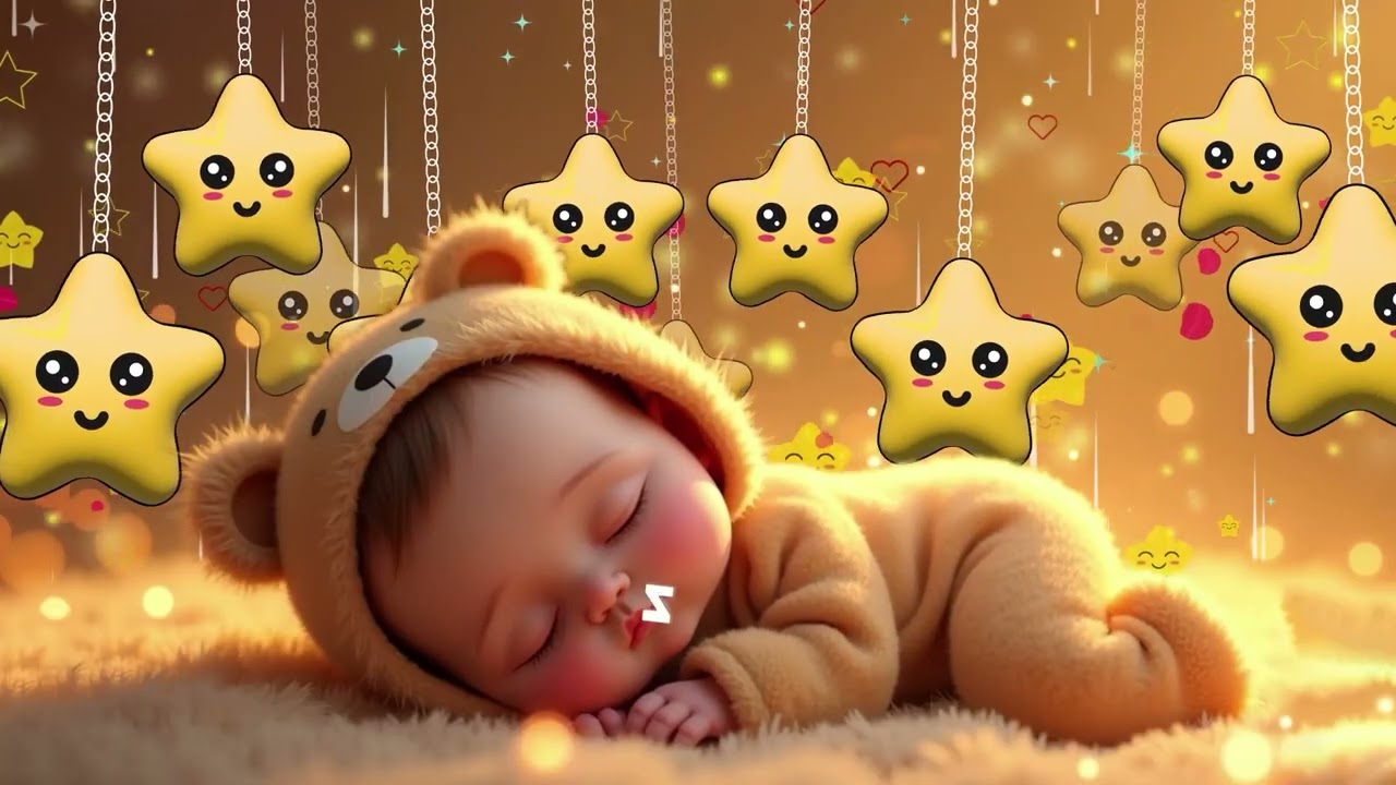 Soothing Mozart Brahms Lullaby 🎶 Baby Sleep Fast 🌛 Overcome Insomnia ✨ Sleep Instantly Tonight