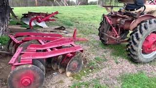 Farmall 140 2020 spring Disking