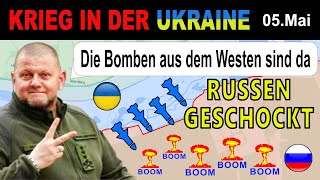 05.MAI: Endlich - Ukrainer RICHTEN NEUE LENKBOMBEN GEGEN RUSSISCHE BASEN | Ukraine-Krieg