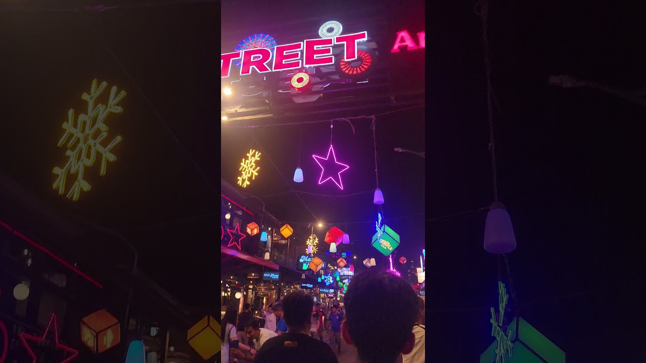 Pub street in seamreap 