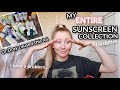 MY ENTIRE SUNSCREEN COLLECTION + mini reviews!! (you can thank Dr.Dray for this lolol!)