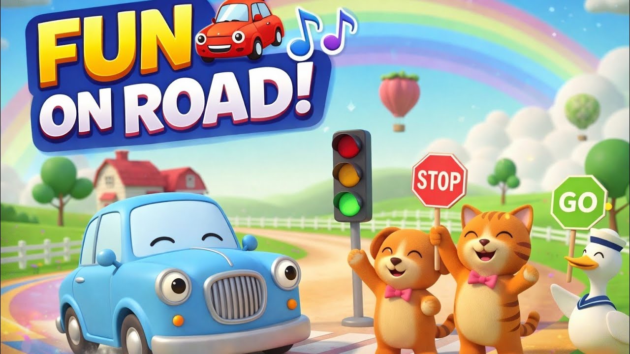 Crazy Farm Fun Song 🐔🚗 | Animals & Vehicles Sounds | Kids Cartoon Music